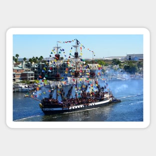 Gasparilla Pirate invasion 2020 work A Sticker